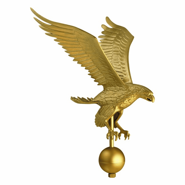 GOLD LARGE SIZE EAGLE 25ft-40ft Flagpoles