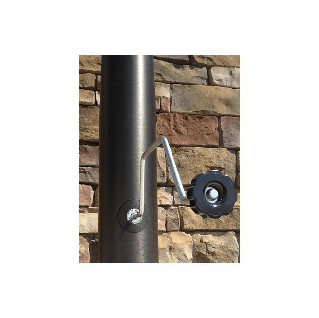 Internal Halyard Winch Aluminum Flagpoles