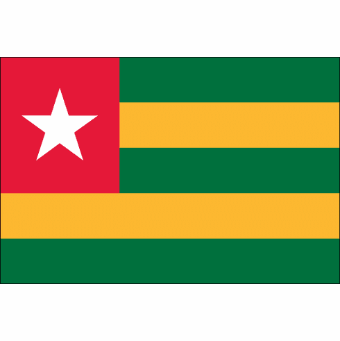 TOGO 3'X5' Nylon World Flag
