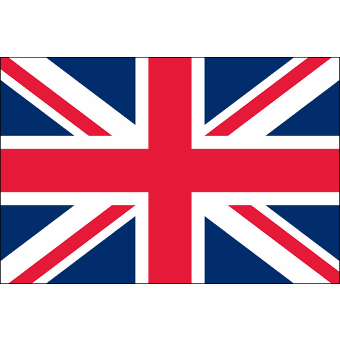 UNITED KINGDOM 3'X5' Nylon World Flag