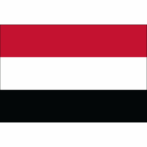 YEMEN 3'X5' Nylon World Flag
