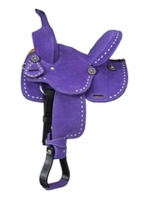 10� to 13� King Series Youth Stratford Suede Barrel Saddle ks93