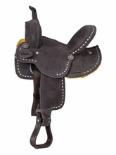 10� to 13� King Series Youth Stratford Suede Barrel Saddle ks93