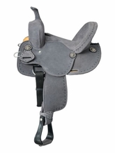 10� to 13� King Series Youth Stratford Suede Barrel Saddle ks93