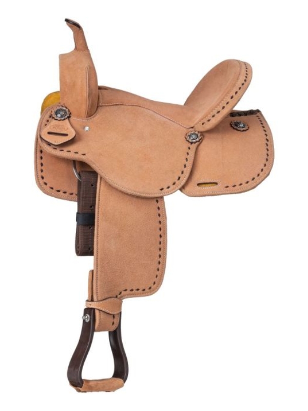 10” to 13” King Series Youth Stratford Suede Barrel Saddle ks93