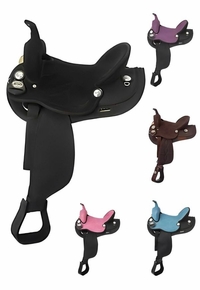 ** SALE** 11" 12" Eclipse By Tough1 Round Skirt Competition Saddle Youth