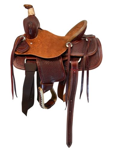DISCONTINUED 2025 - 12 Inch Used SRS Roping Saddle