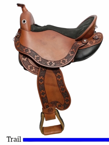 DP Saddlery Quantum Short & Light Trail Saddle 1216-8555