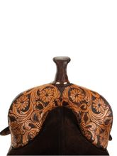 13.5" to 16.5" Circle Y Tammy Fischer Vintage Daisy Treeless Short Horn Barrel Saddle 1304 w/Free Pad