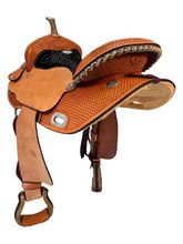 13.5" to 16" Billy Cook Barrel Saddle 1526