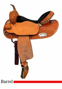 13.5" to 16" Billy Cook Barrel Saddle 1526