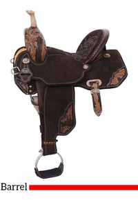 13.5" to 17" Circle Y Martha Josey Lightspeed Barrel Saddle MJ04