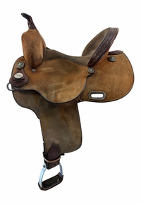 13.5Inch Used Cirlce Y KK Barrel Saddle Medium Tree. 1506