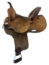 13.5Inch Used Cirlce Y KK Barrel Saddle Medium Tree. 1506