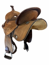 13.5Inch Used Cirlce Y KK Barrel Saddle Medium Tree. 1506