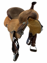 13.5Inch Used Cirlce Y KK Barrel Saddle Medium Tree. 1506