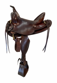 13.5Inch Used LP Streifel Trail Saddle Medium Tree
