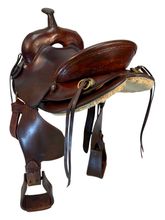 13.5Inch Used LP Streifel Trail Saddle Medium Tree