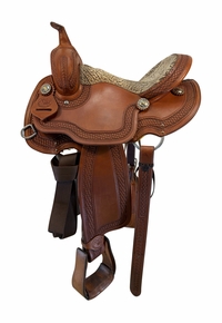 13.5Inch Used Rico Barrel Saddle Medium Tree