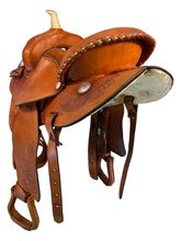 SOLD 2025/09/03j  13 Inch Used Blue Ridge Barrel Saddle 9010