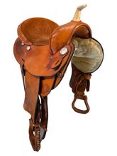 SOLD 2025/09/03j  13 Inch Used Blue Ridge Barrel Saddle 9010