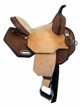13 Inch Used Circle Y Sarah Rose Coastal Rose Barrel Saddle Wide Flex2 Tree 1404