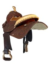 HOLD 2025/07/08j  13 Inch Used Martha Josey Barrel Saddle