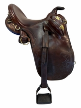 13 Inch Used Syd Hill and Sons Aussie Stock Saddle Medium Tree Suprema