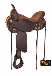13" to 17" Circle Y Sunflower Flex2 Trail Saddle 1682