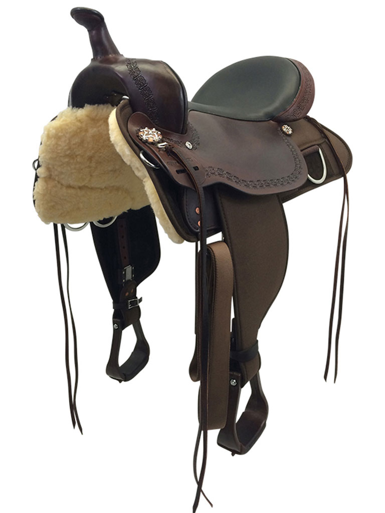 High Horse Magnolia Cordura Trail Saddle 6909 w/Free Pad