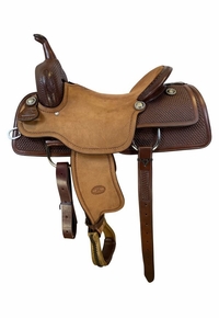 14" - 17" Billy Cook 1/2 Breed Cutting Saddle 4004