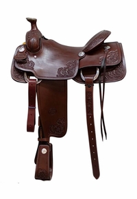 14.5" to 16" Billy Cook Spot Entz Hard Seat OY Ranch Roper Saddle 2162