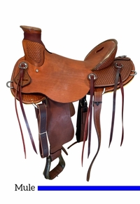 14.5" to 17" HR Hud Roberts Mule Wade Saddle 845