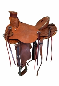 14.5" to 17" HR Hud Roberts Mule Wade Saddle 845