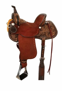 14.5inch Circle Y Team Camarillo Show Stopper Barrel Saddle Wide Tree 4518