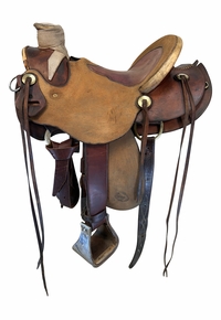 14.5Inch Shale Rock Matt Joppa Saddle Co Ranch Saddle