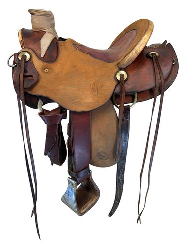 14.5Inch Shale Rock Matt Joppa Saddle Co Ranch Saddle 