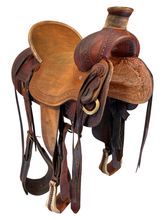 SOLD 2025/10/02  14.5Inch Used Billy Cook Arbuckle Ranch Saddle 2170