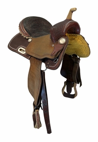 14.5Inch Used Billy Cook Barrel Saddle Medium Tree 1530