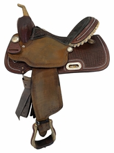 14.5Inch Used Billy Cook Barrel Saddle Medium Tree 1530