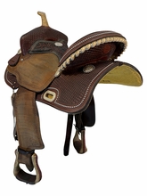 14.5Inch Used Billy Cook Barrel Saddle Medium Tree 1530