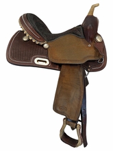 14.5Inch Used Billy Cook Barrel Saddle Medium Tree 1530