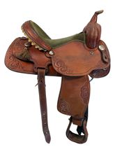 14.5Inch Used Billy Cook Greenville All Around Saddle Medium Tree 281