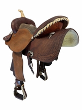 SOLD 2026/06/10e 14.5Inch Used Billy Cook Greenville Barrel Saddle Wide Tree 279