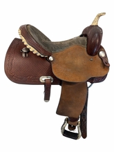 SOLD 2026/06/10e 14.5Inch Used Billy Cook Greenville Barrel Saddle Wide Tree 279