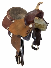 SOLD 2026/06/10e 14.5Inch Used Billy Cook Greenville Barrel Saddle Wide Tree 279