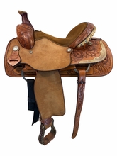 14.5Inch Used Billy Cook Greenville Ranch-Roping Saddle Wide Tree