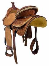 14.5Inch Used Billy Cook Greenville Ranch-Roping Saddle Wide Tree