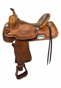 14.5Inch Used Billy Cook Trail Saddle 1785
