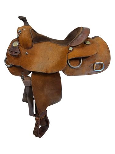 14.5Inch Used Billy Cook Training Saddle Wide Tree 9030